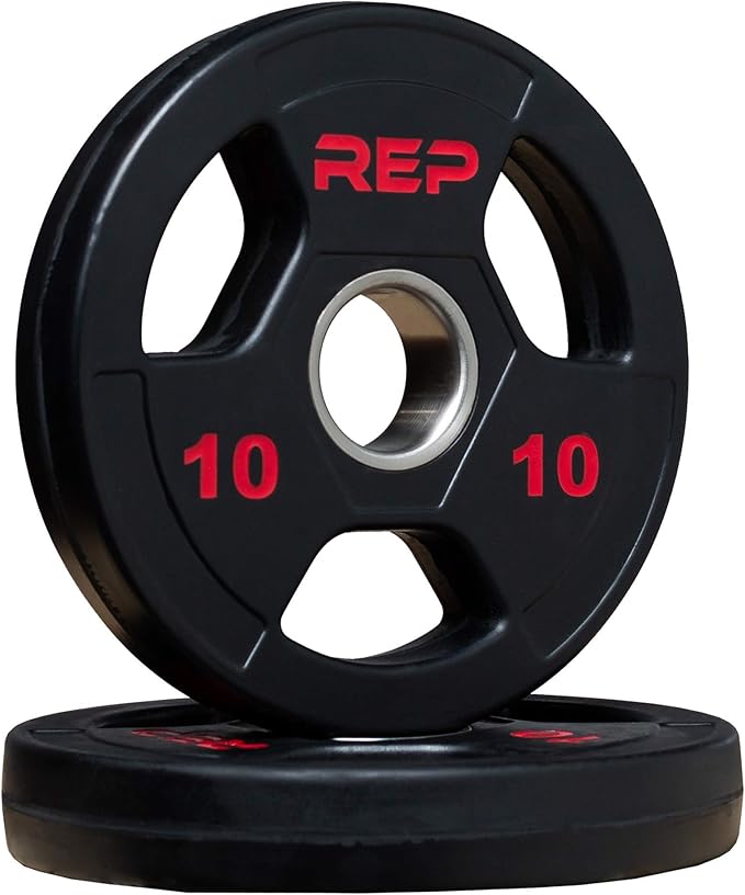 REP Fitness Black Bumper Plates